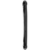 Smooth Double Header 18 Inch Dildo in Black